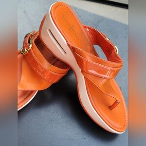 Cole Haan vintage sandals with Nike Air Wmns 6.5 orange